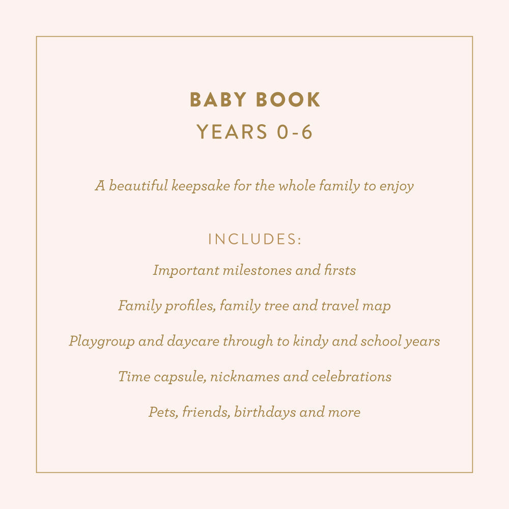 Fox and Fallow Rose Boxed Baby Book