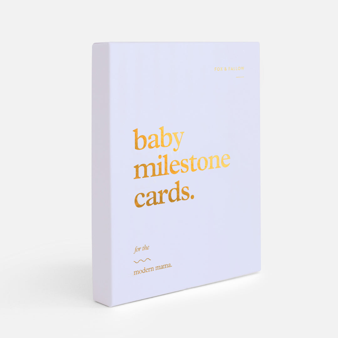 Fox and Fallow Milestone Cards Powder