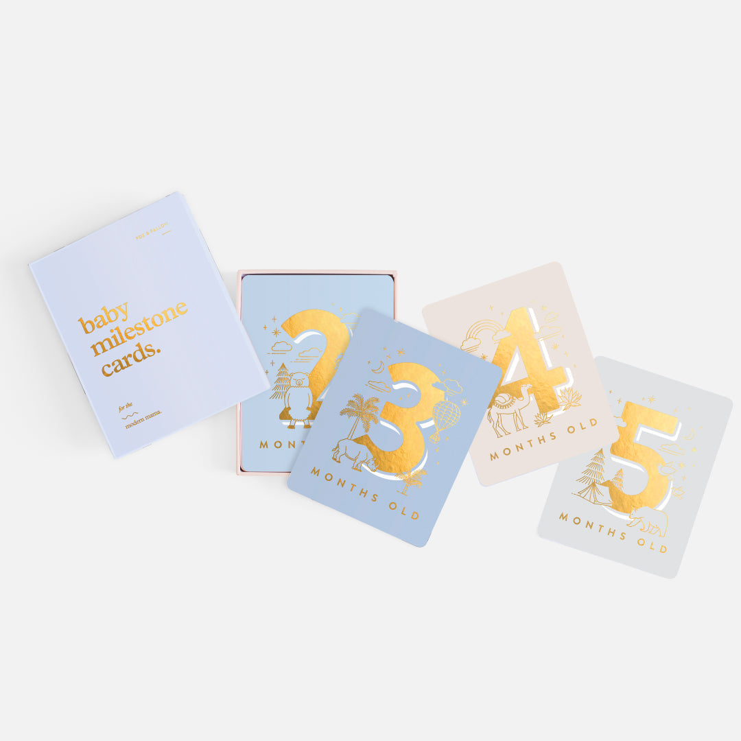 Fox and Fallow Milestone Cards Powder