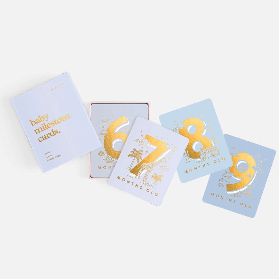 Fox and Fallow Milestone Cards Powder