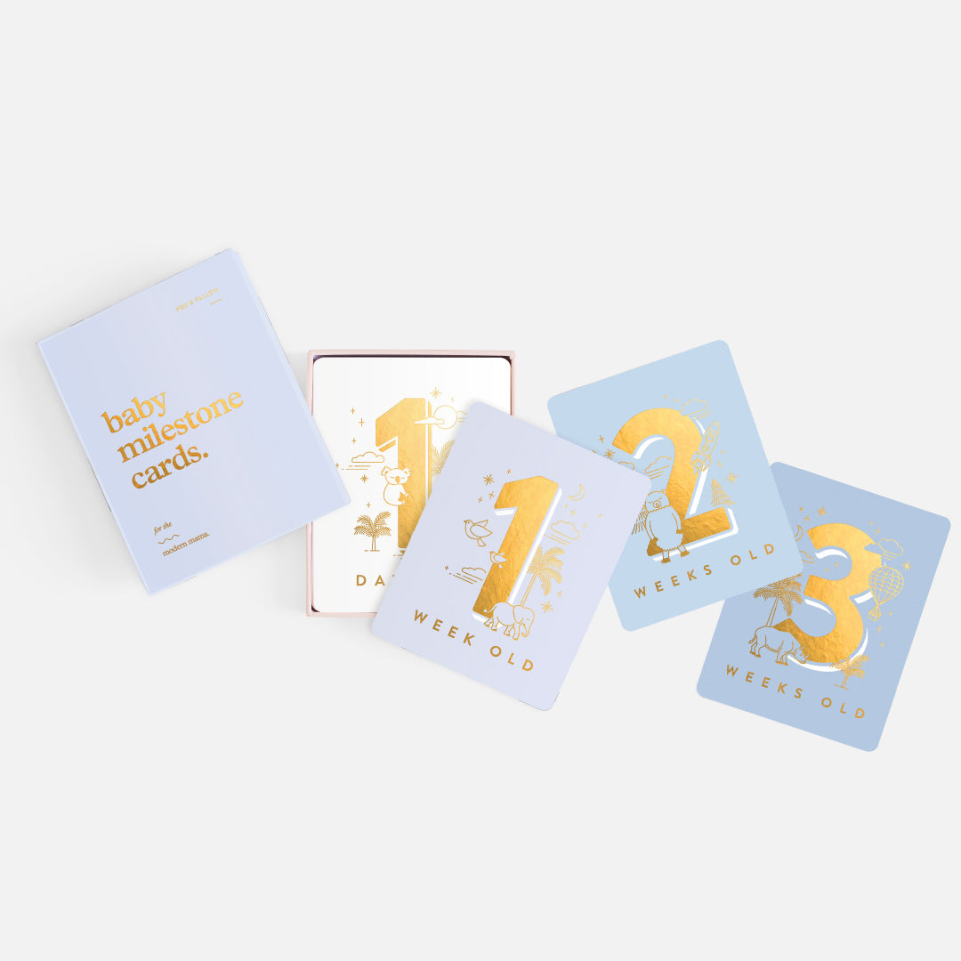 Fox and Fallow Milestone Cards Powder