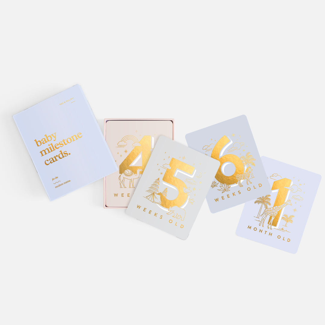 Fox and Fallow Milestone Cards Powder