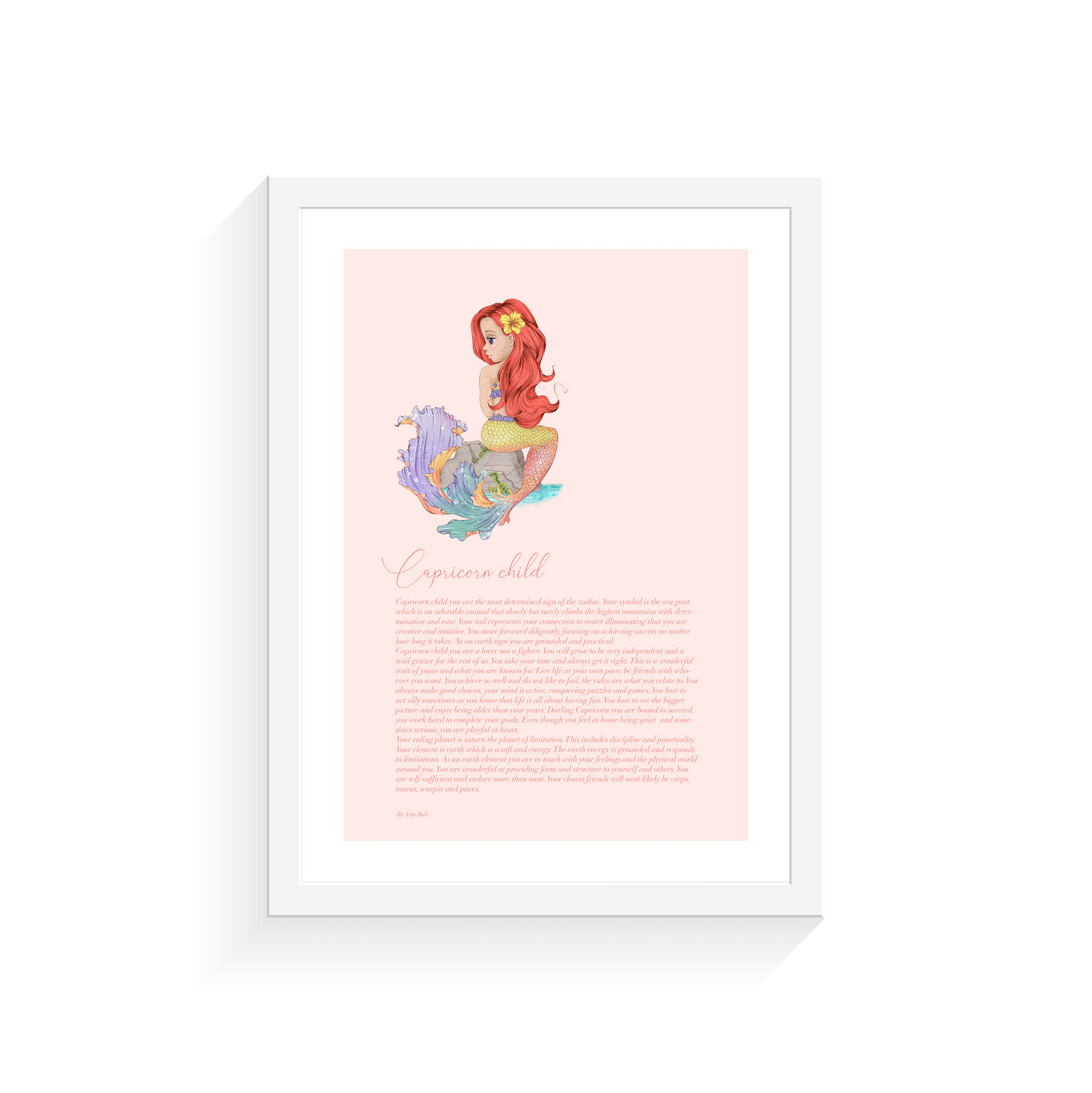 Arty Bub Zodiac Mermaid Prints