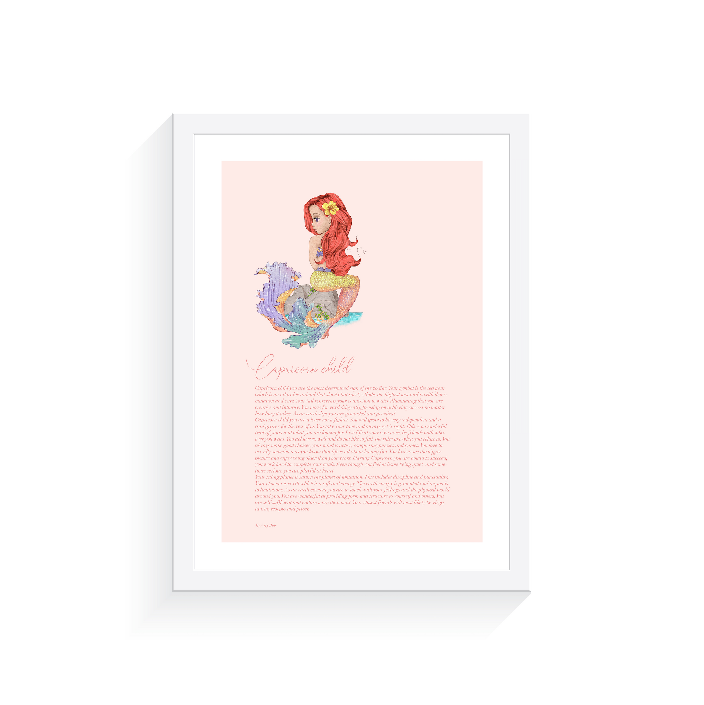 Arty Bub Zodiac Mermaid Prints