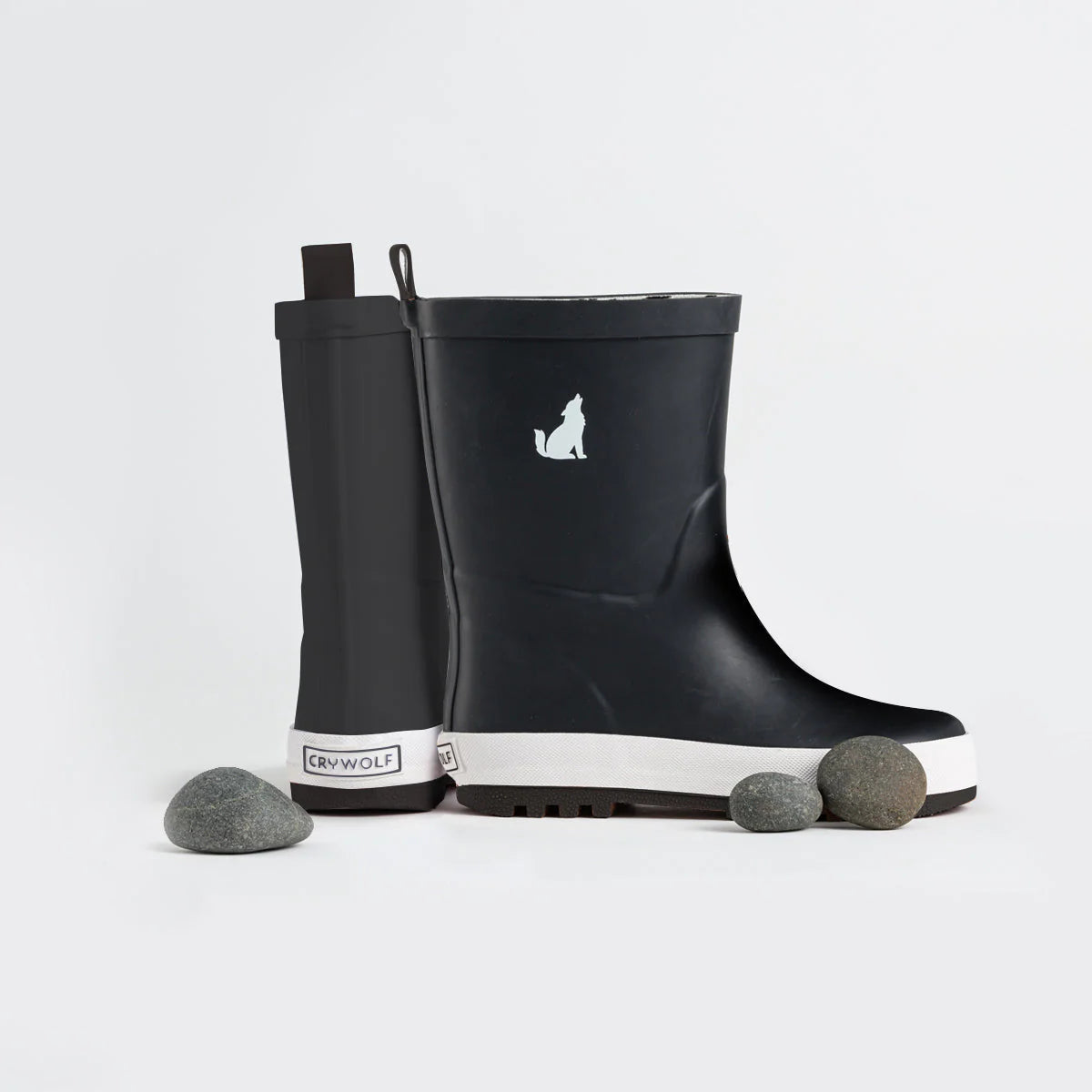 CRYWOLF Rain Boots Black