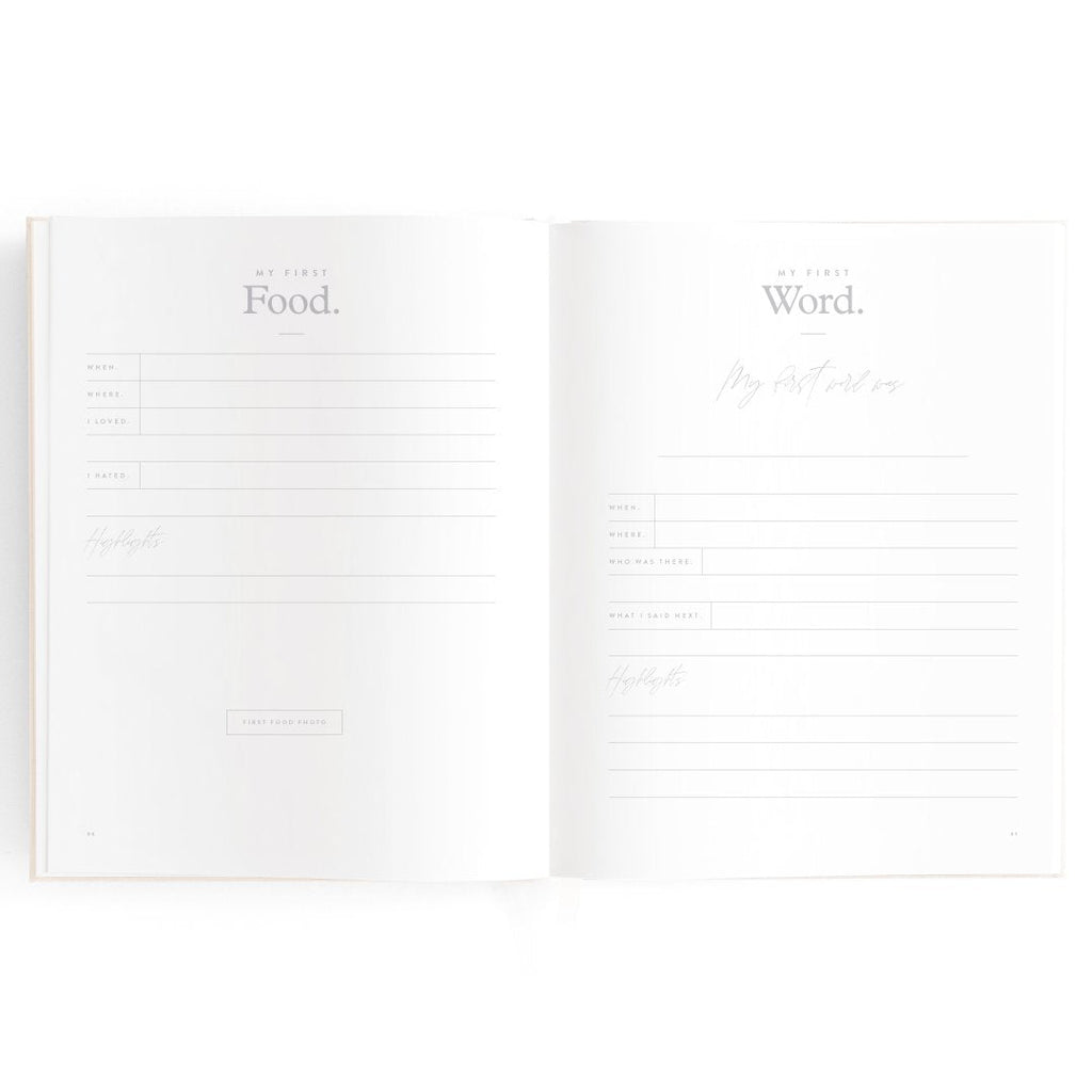 Fox and Fallow Buttermilk Boxed Baby Book