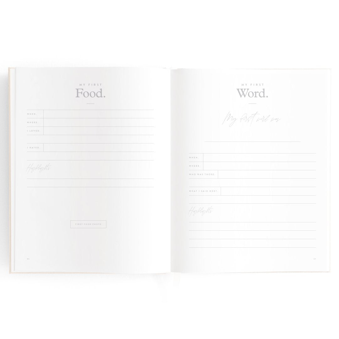 Fox and Fallow Buttermilk Boxed Baby Book