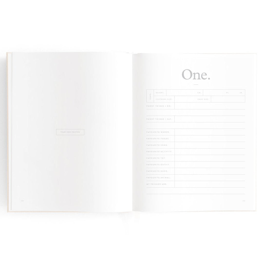 Fox and Fallow Buttermilk Boxed Baby Book