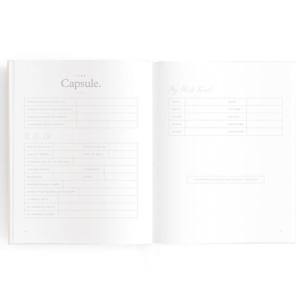 Fox and Fallow Buttermilk Boxed Baby Book