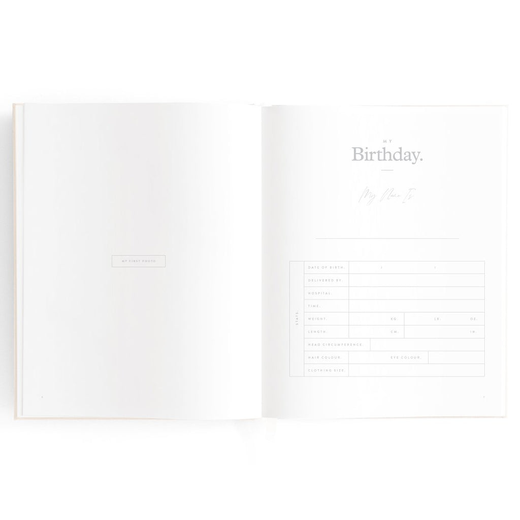 Fox and Fallow Buttermilk Boxed Baby Book