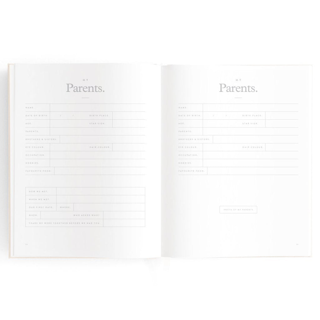 Fox and Fallow Buttermilk Boxed Baby Book