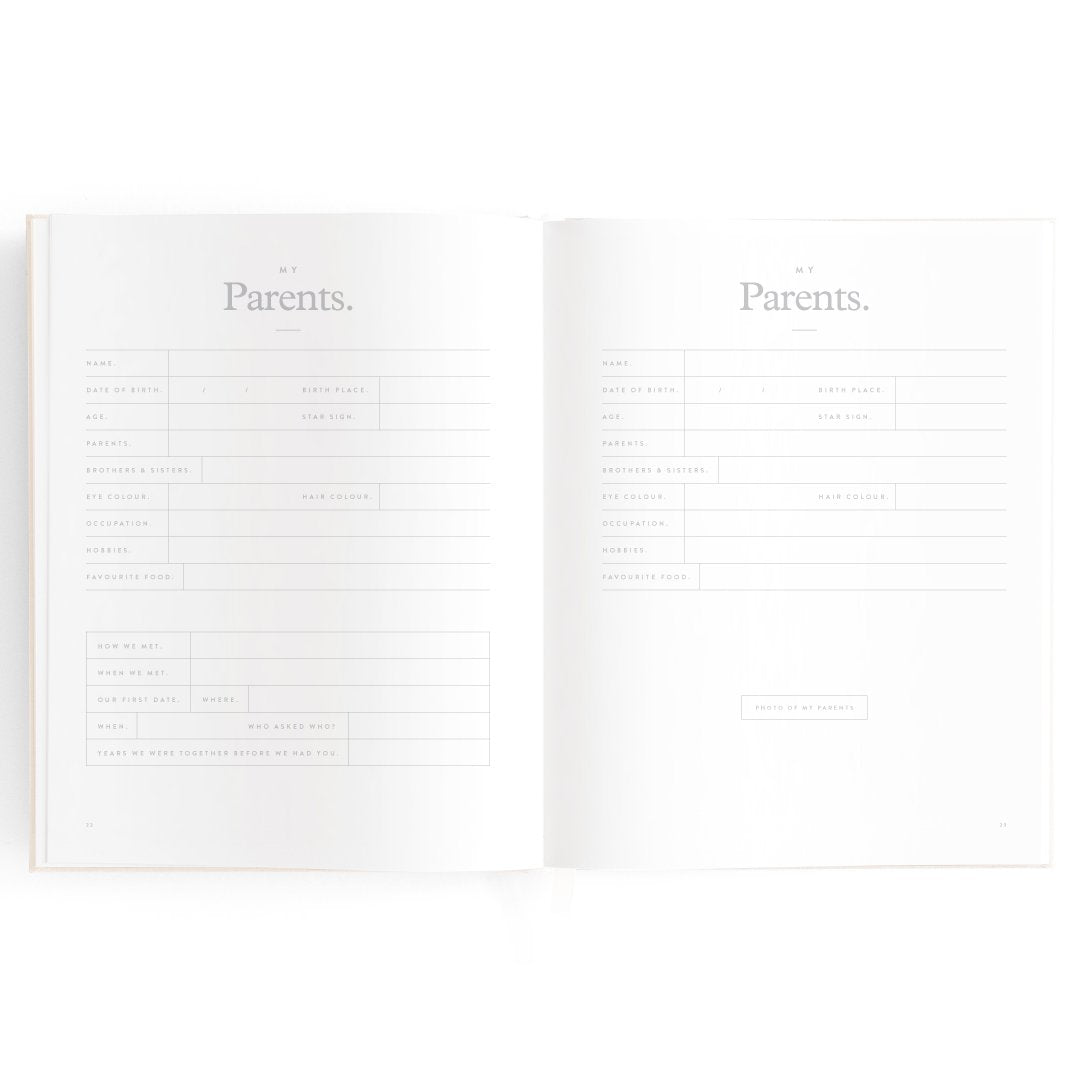 Fox and Fallow Buttermilk Boxed Baby Book