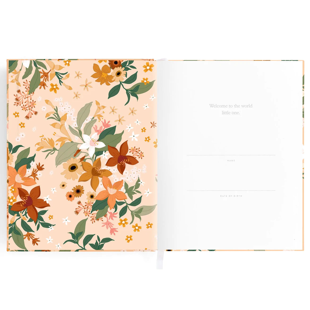 Fox and Fallow Floral Boxed Baby Book