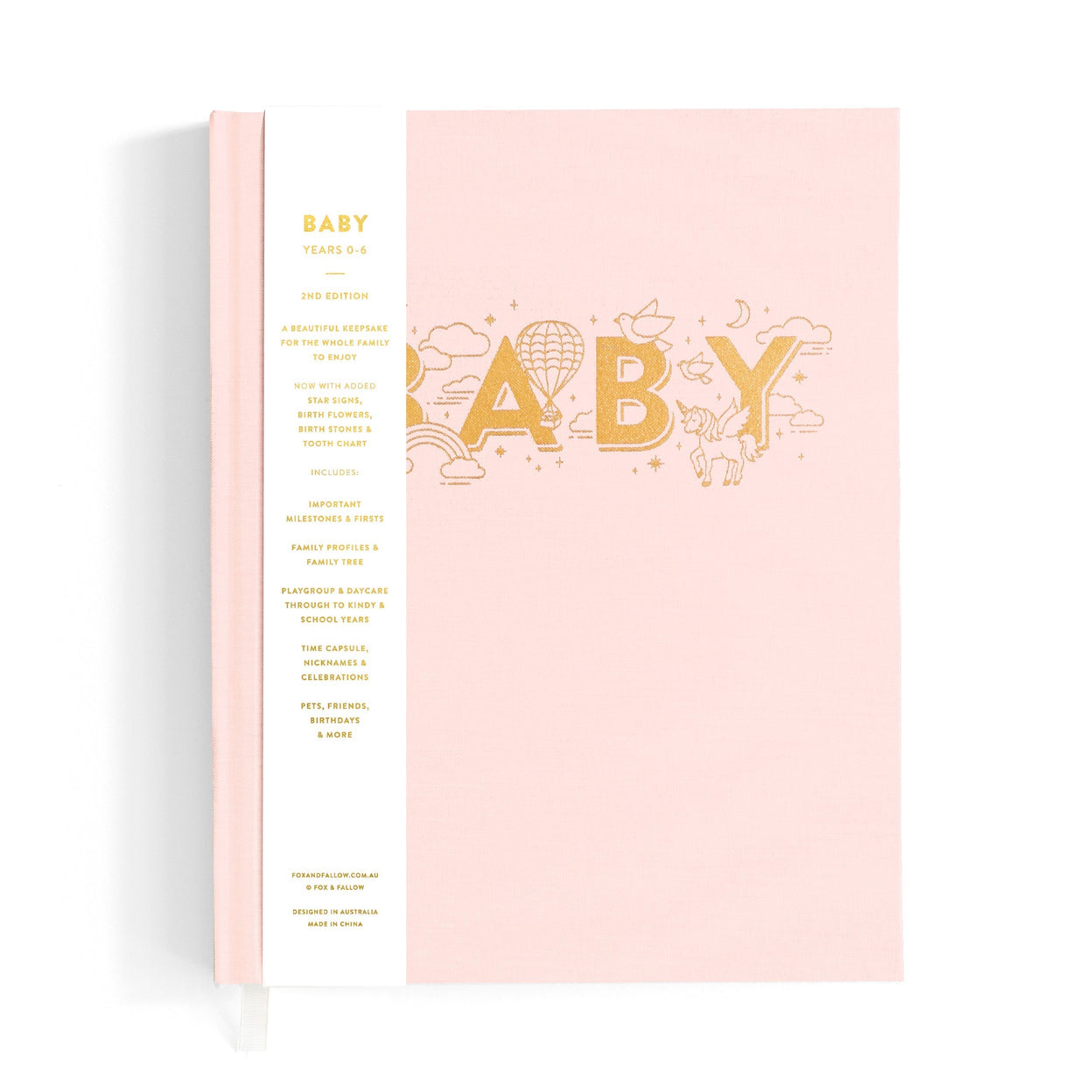 Fox and Fallow Rose Boxed Baby Book