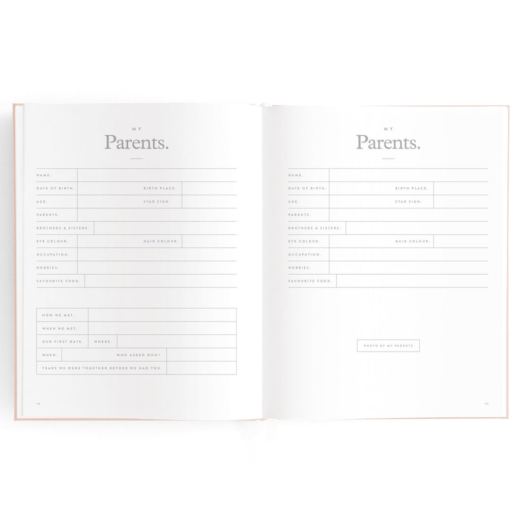 Fox and Fallow Powder Boxed Baby Book