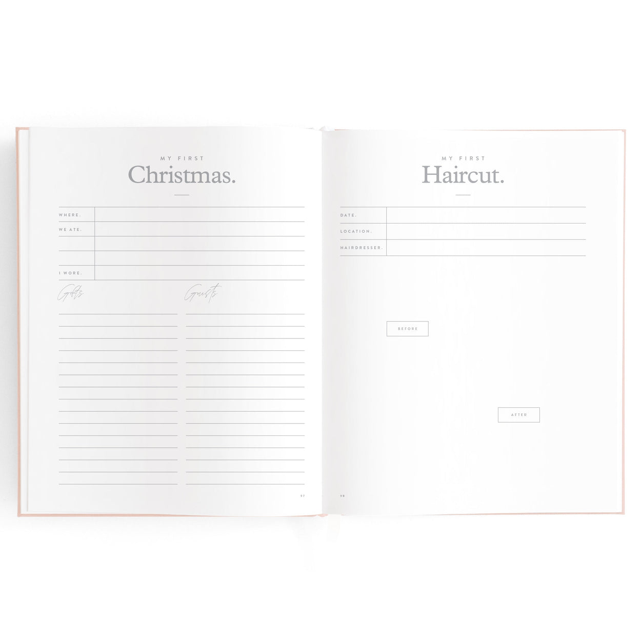 Fox and Fallow Powder Boxed Baby Book