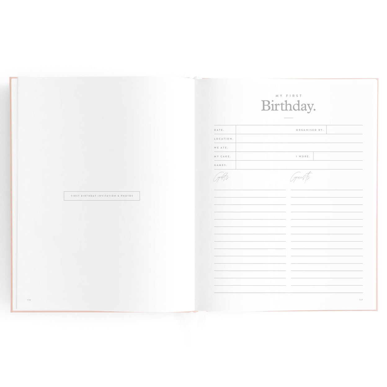 Fox and Fallow Powder Boxed Baby Book