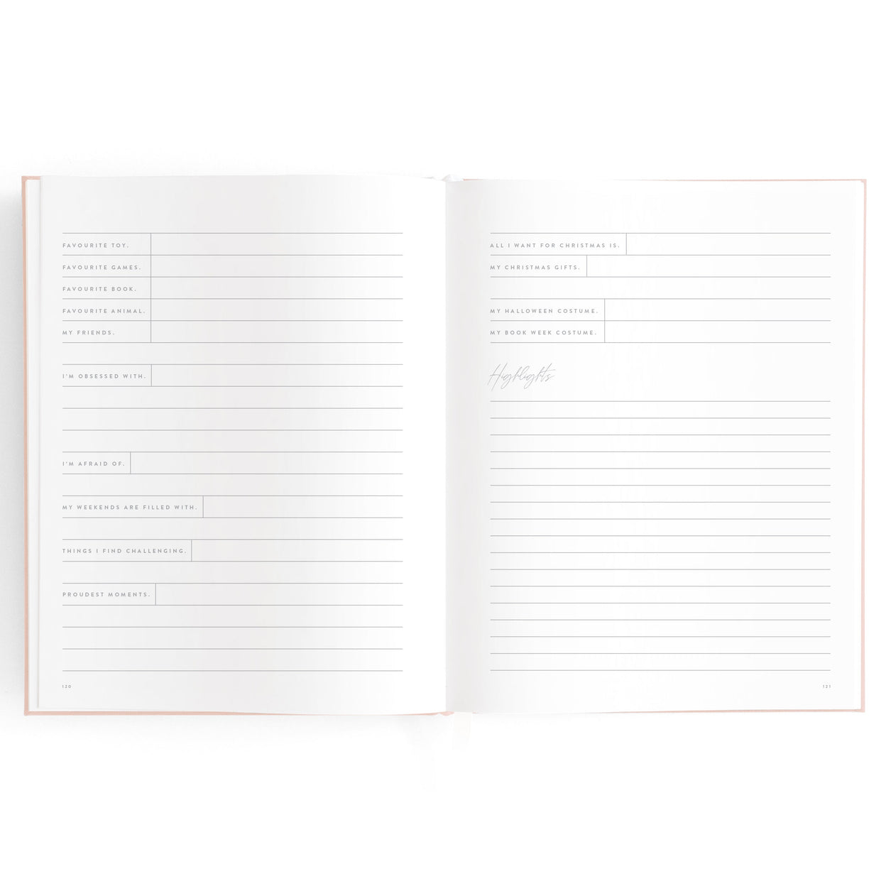 Fox and Fallow Rose Boxed Baby Book