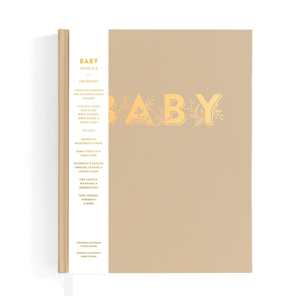 Fox and Fallow Biscuit Boxed Baby Book