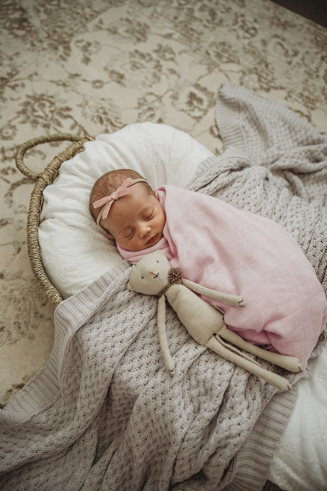 Snuggle Hunny Organic Muslin Wrap - Fairytale Pink