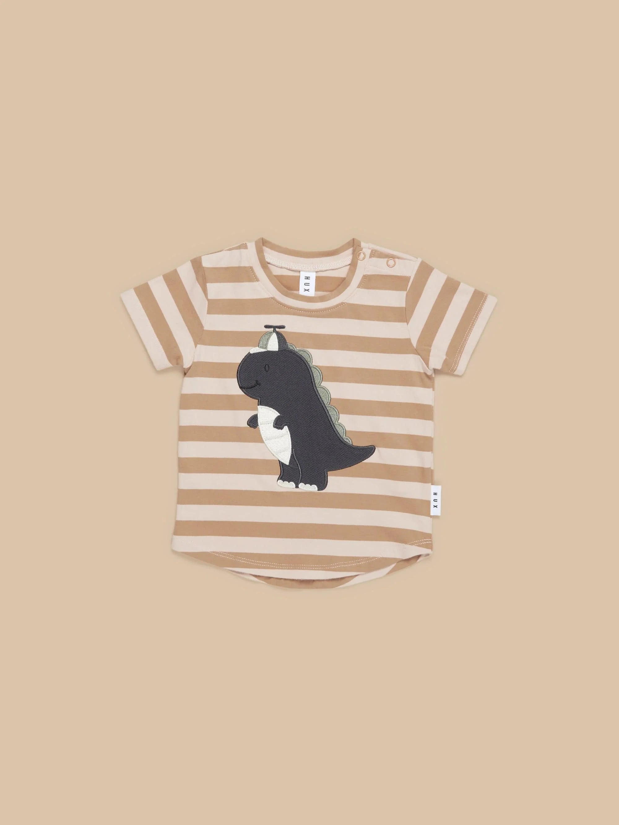 Huxbaby Dino Stripe T-Shirt