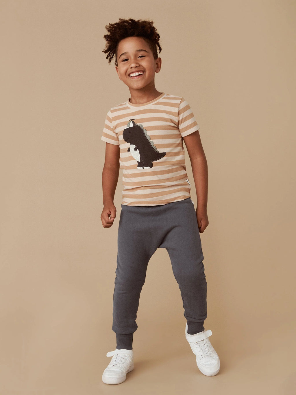 Huxbaby Dino Stripe T-Shirt