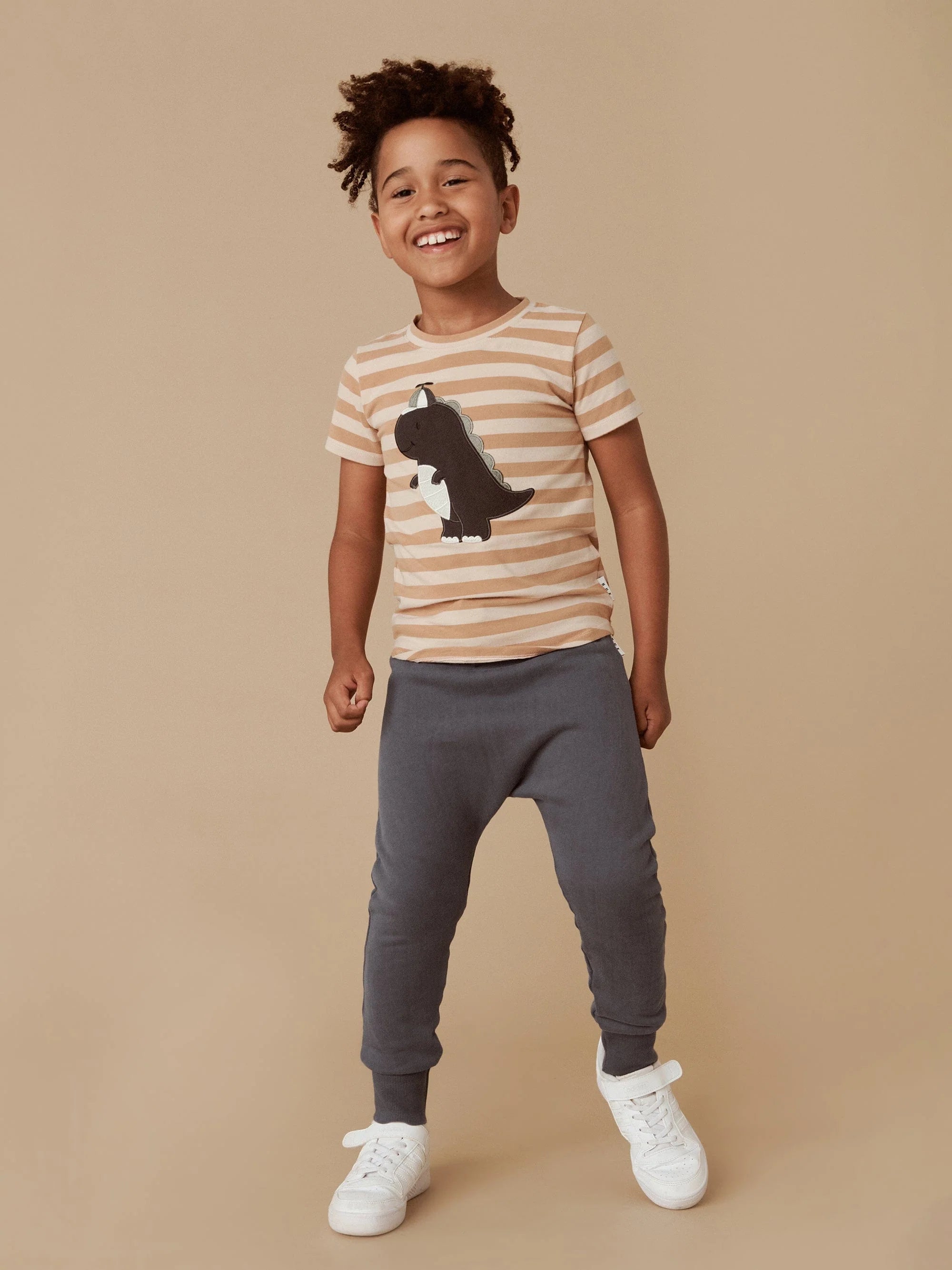 Huxbaby Dino Stripe T-Shirt