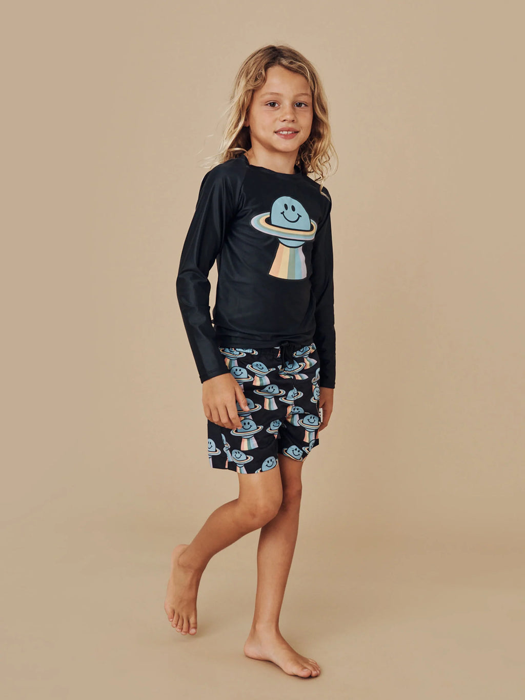Huxbaby Rainbow Plant Rashguard
