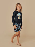 Huxbaby Rainbow Plant Rashguard