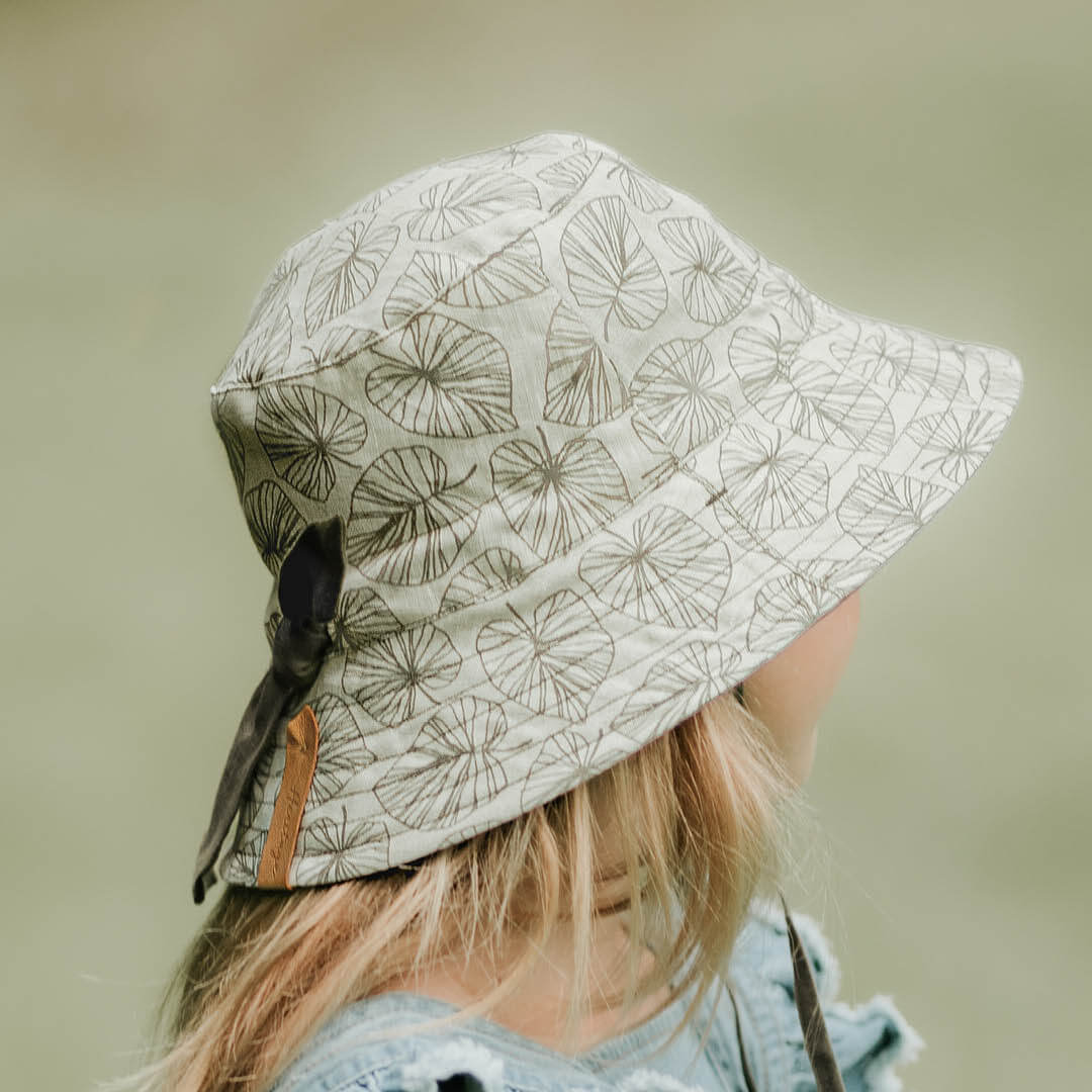 Bedhead Hat - 'Explorer' Kids Classic Bucket Sun Hat - Leaf / Moss