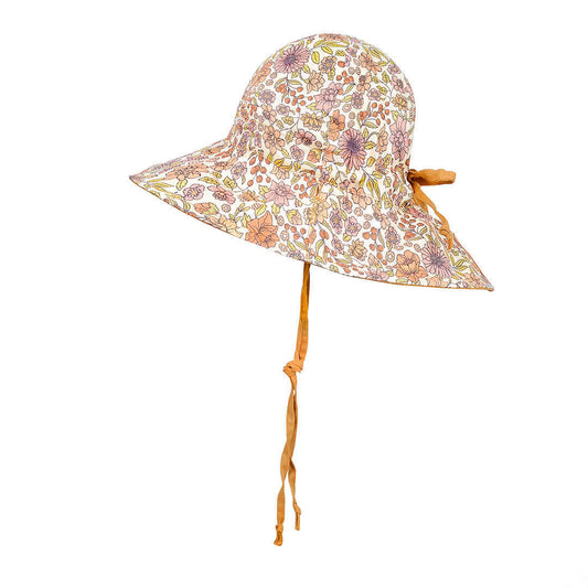 Bedhead Hat - 'Wanderer' Girls Panelled Bucket Sun Hat - Matilda / Maize