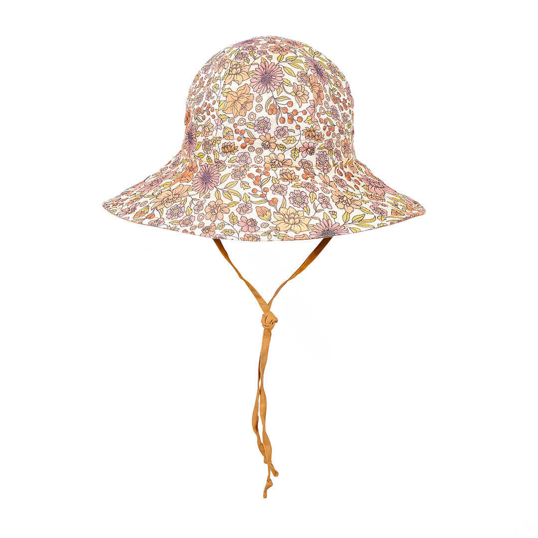 Bedhead Hat - 'Wanderer' Girls Panelled Bucket Sun Hat - Matilda / Maize