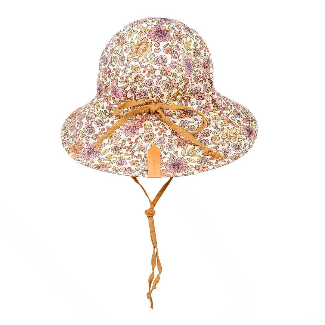 Bedhead Hat - 'Wanderer' Girls Panelled Bucket Sun Hat - Matilda / Maize