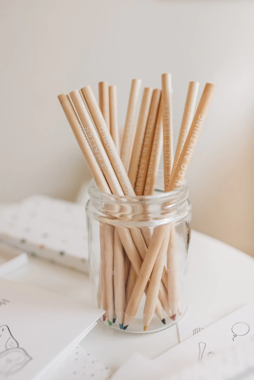 Mindful & Co Affirmation Colouring Pencils