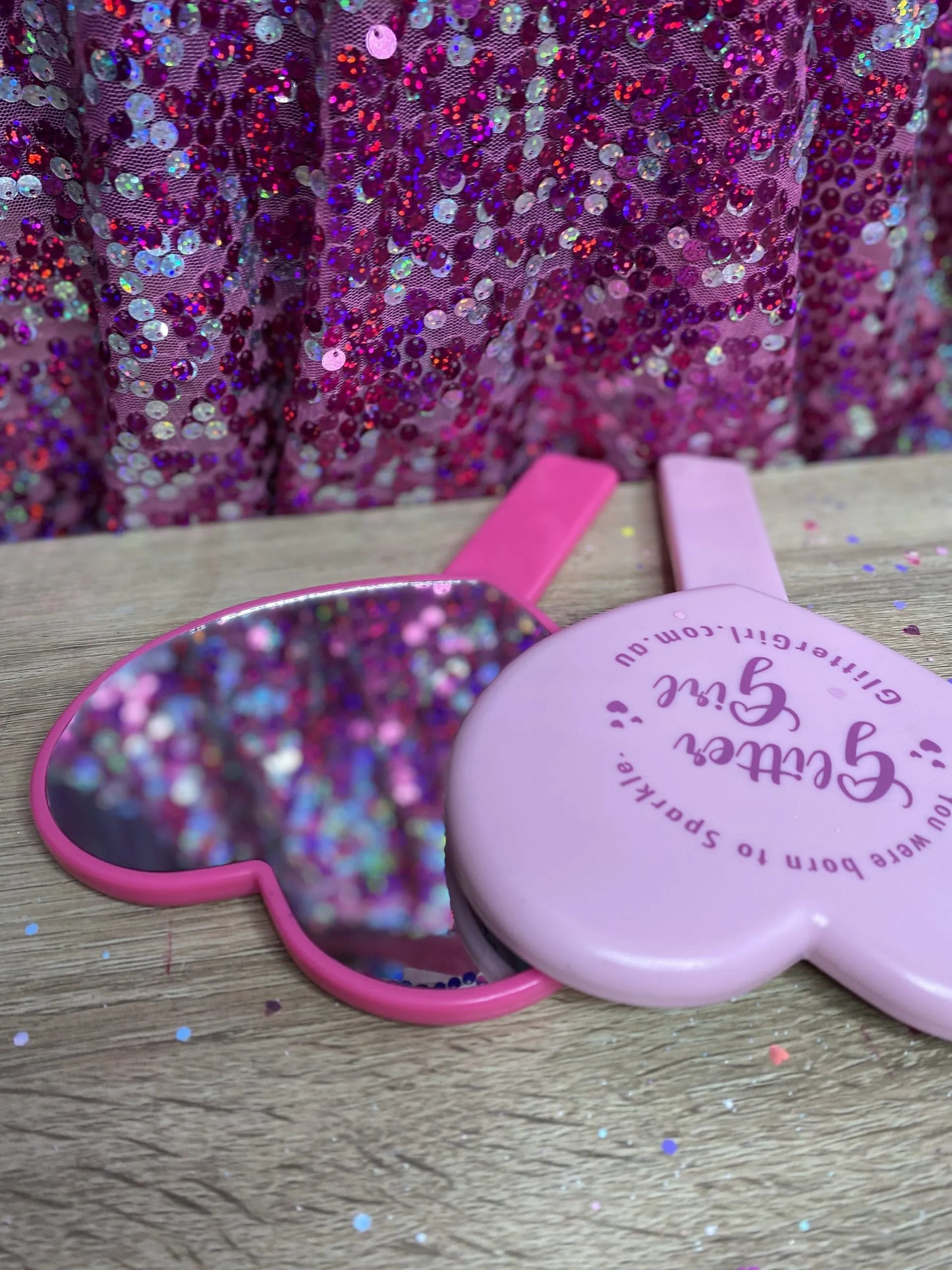 Glitter Girl Makeup Mirror