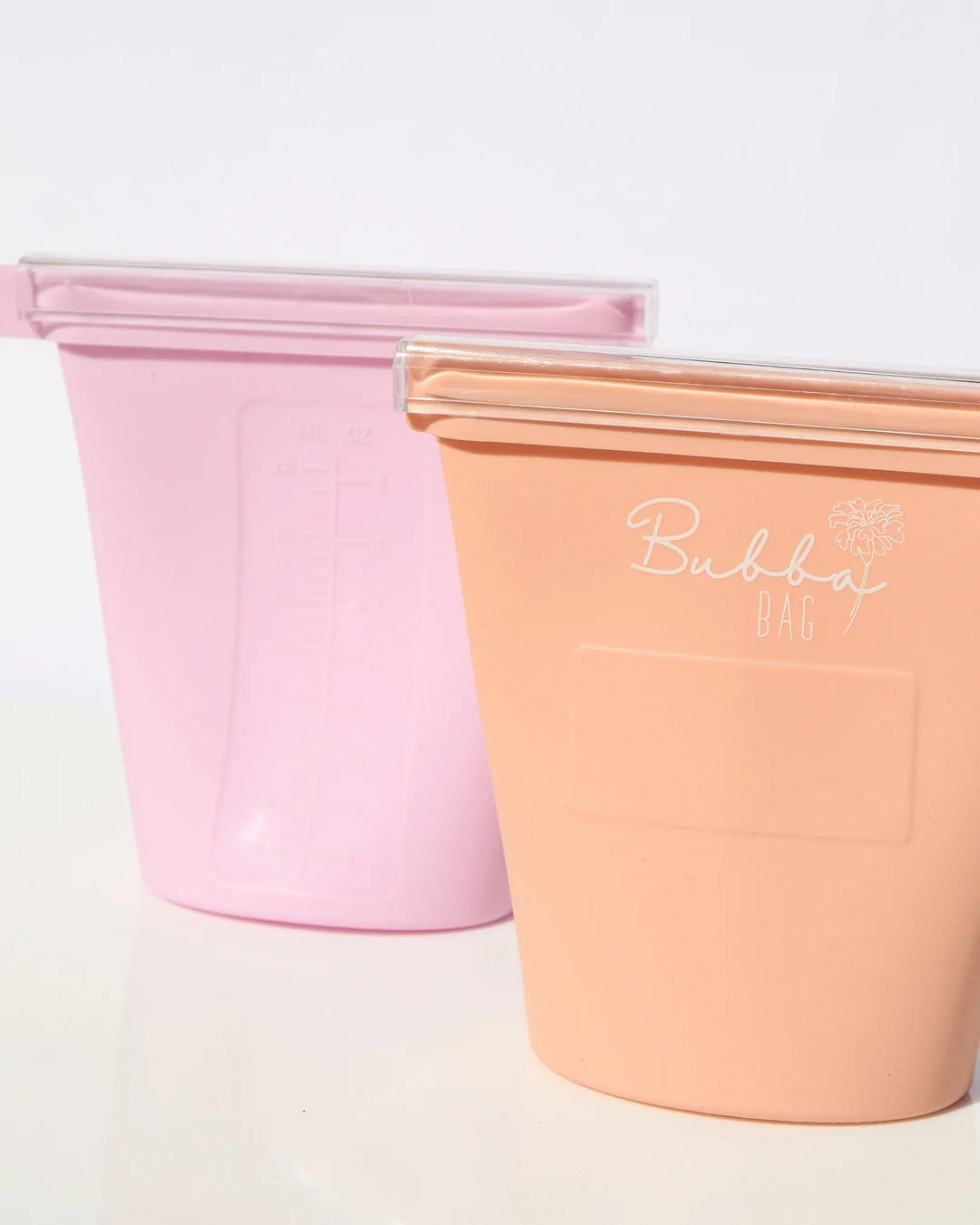Bubba Bag - Pink Reusable Milk Storage Bag 2 Pack/ 4 Pack