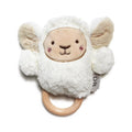 OB Designs Lee Lamb Soft Rattle Toy