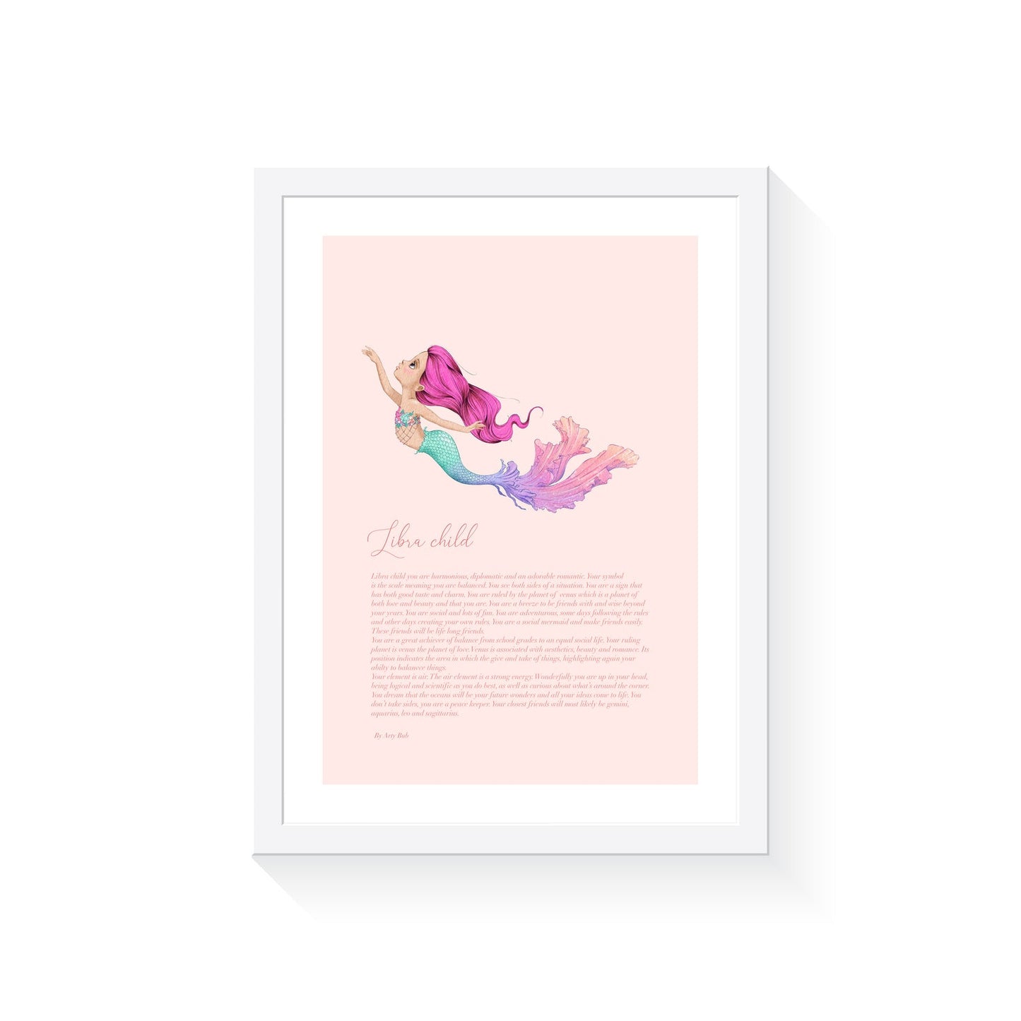 Arty Bub Zodiac Mermaid Prints