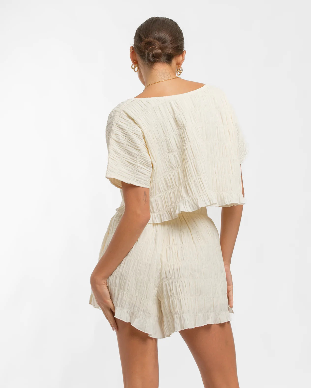 The Lullaby Club Ravello Shorts | Beige