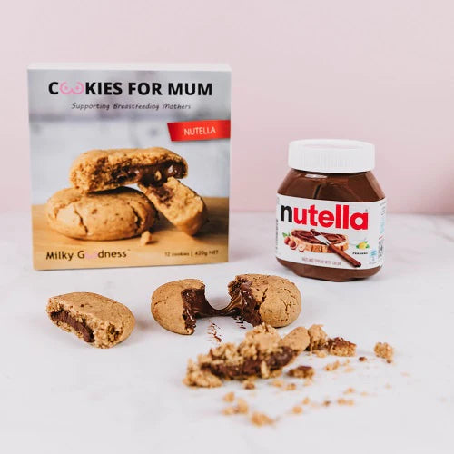 Milky Goodness Nutella Lactation Cookies