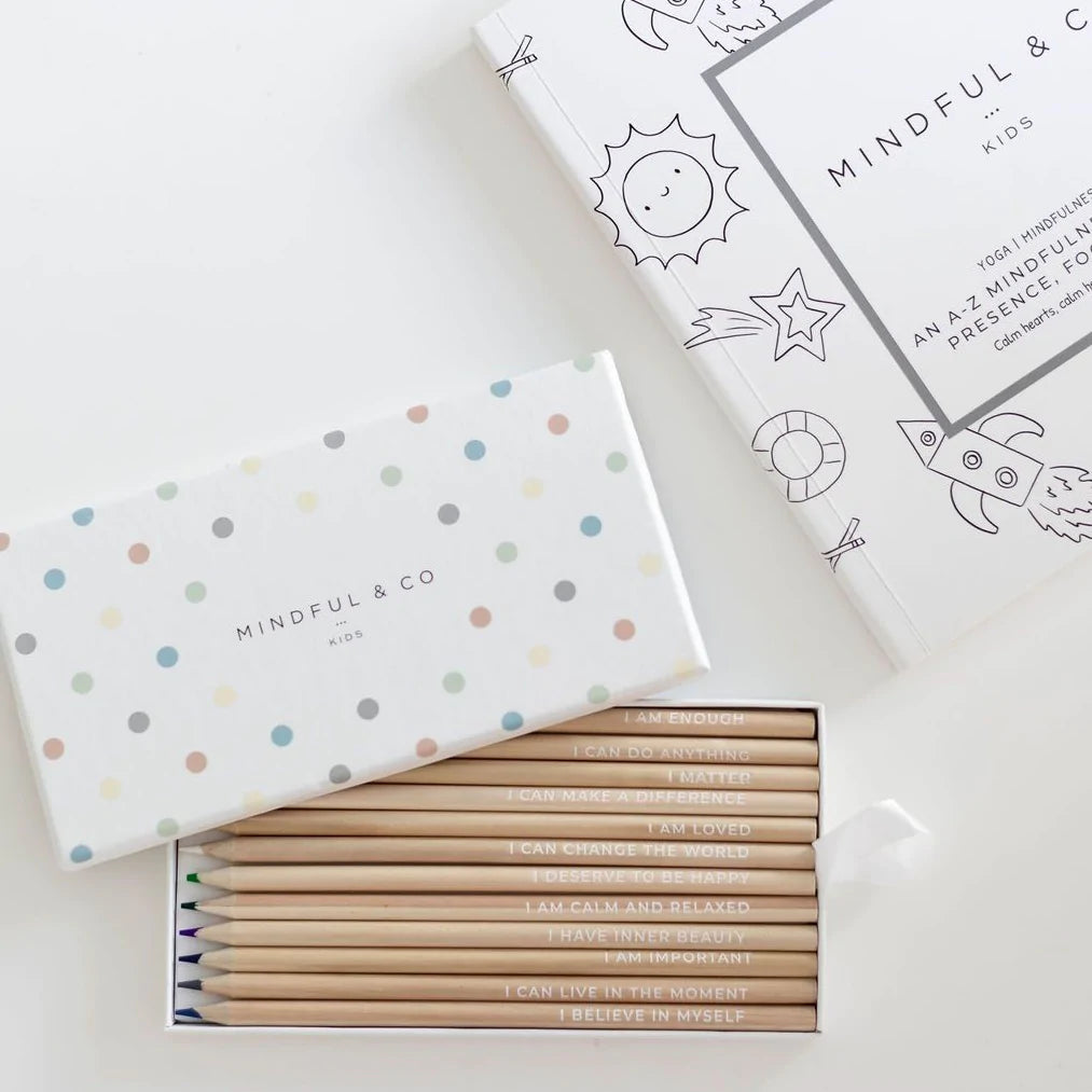 Mindful & Co Affirmation Colouring Pencils