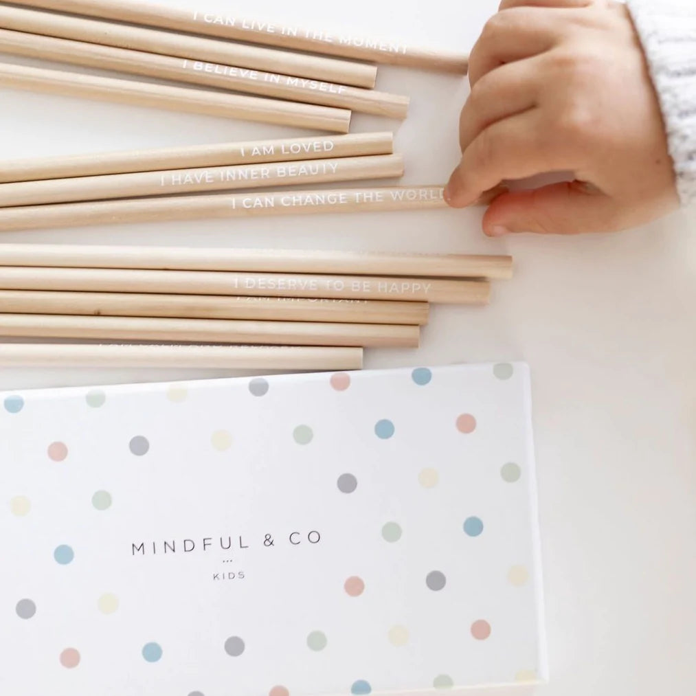 Mindful & Co Affirmation Colouring Pencils