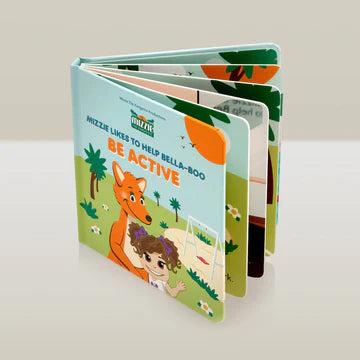 Mizzie the Kangaroo 'Be Active' Interactive Touch and Feel Mizzie Baby Board Book