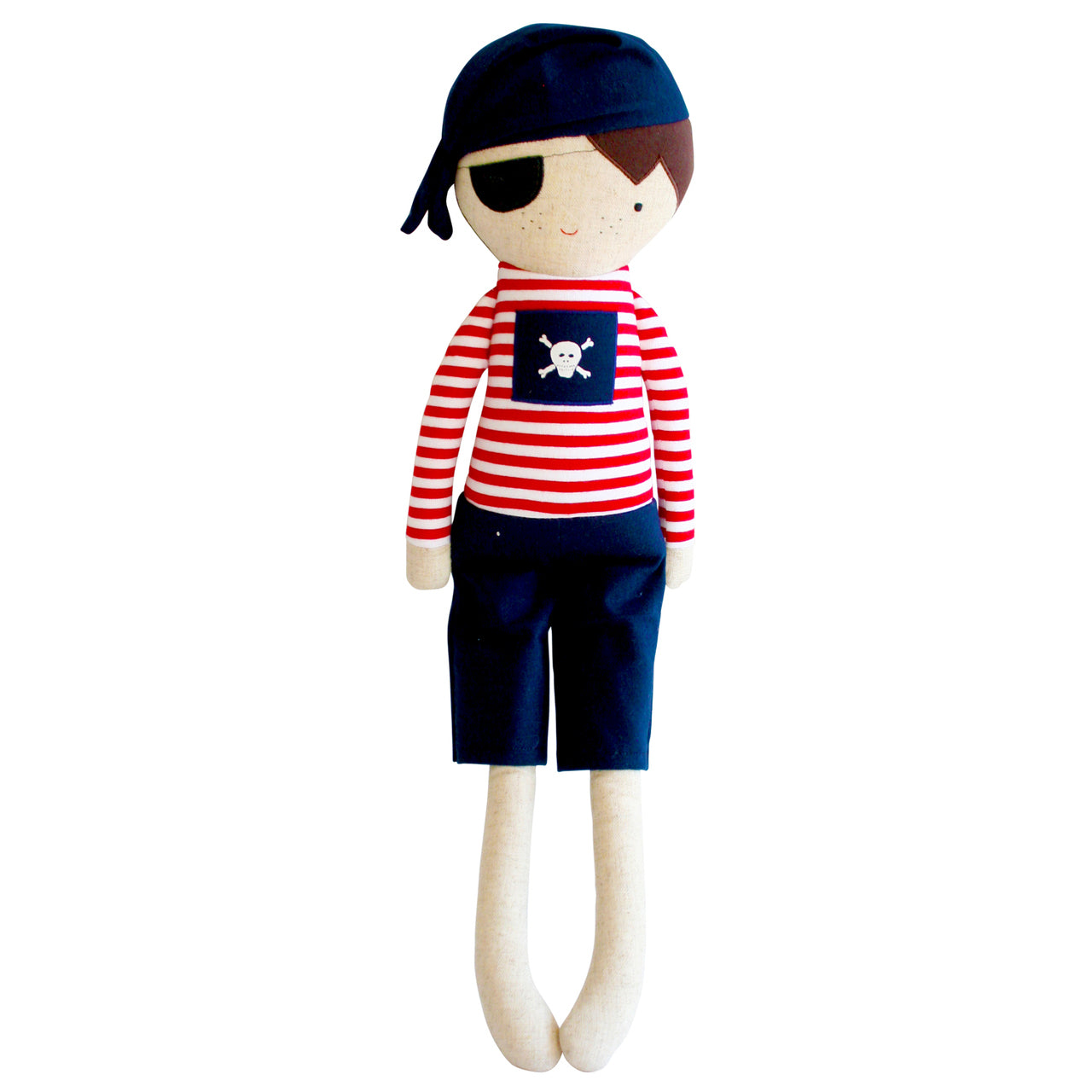 Alimrose Linen Pirate Boy Navy & Red