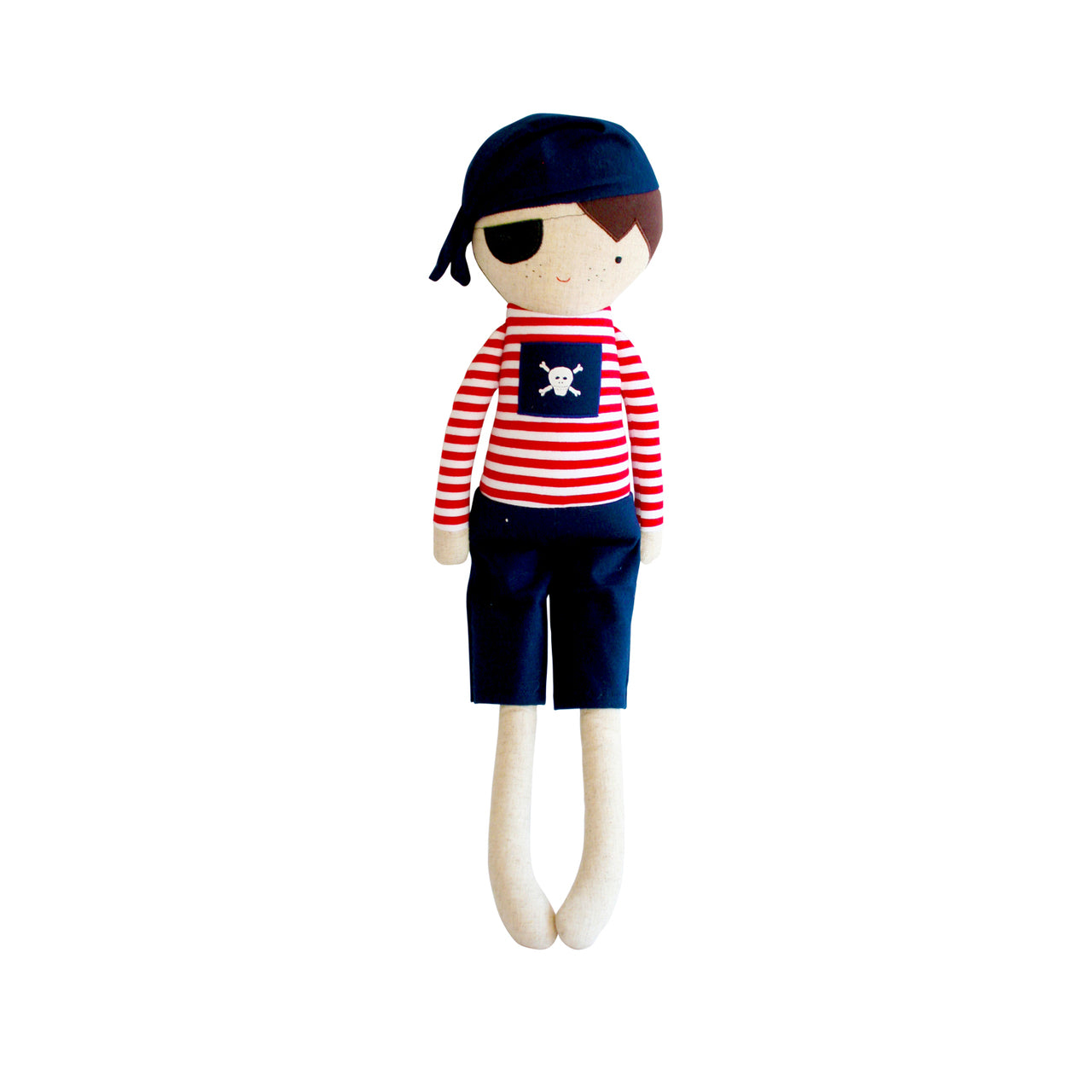 Alimrose Small Pirate Boy Doll Rattle