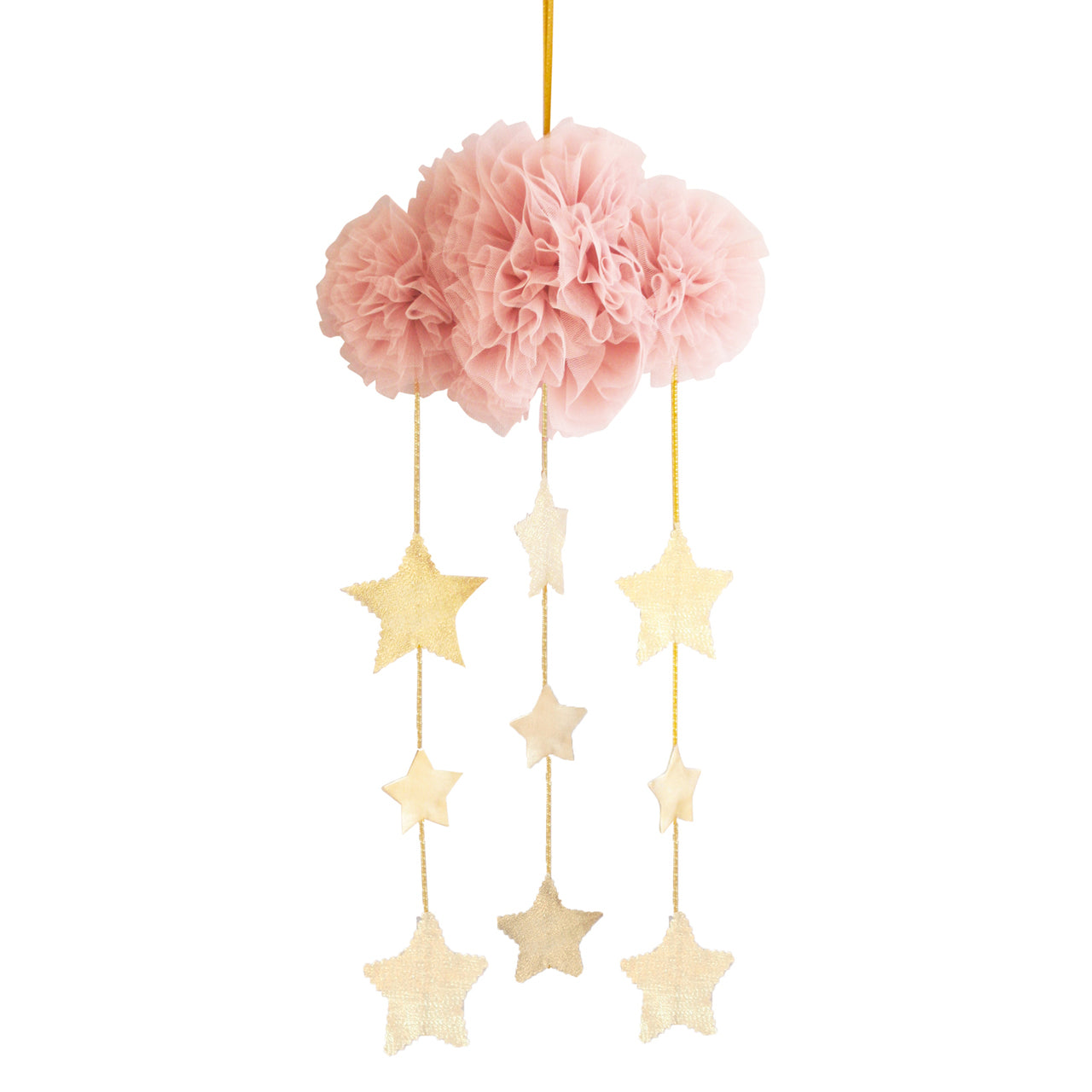 Alimrose Tulle Cloud Mobile - Blush & Gold