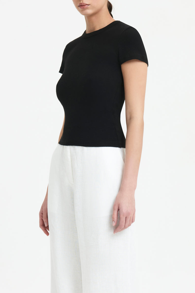 Nude Lucy Monroe Organic Tib Tee Black