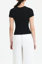 Nude Lucy Monroe Organic Tib Tee Black