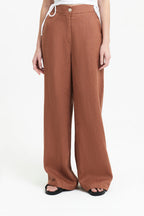 Nude Lucy Sima Linen Pant Terracotta