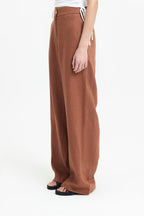Nude Lucy Sima Linen Pant Terracotta